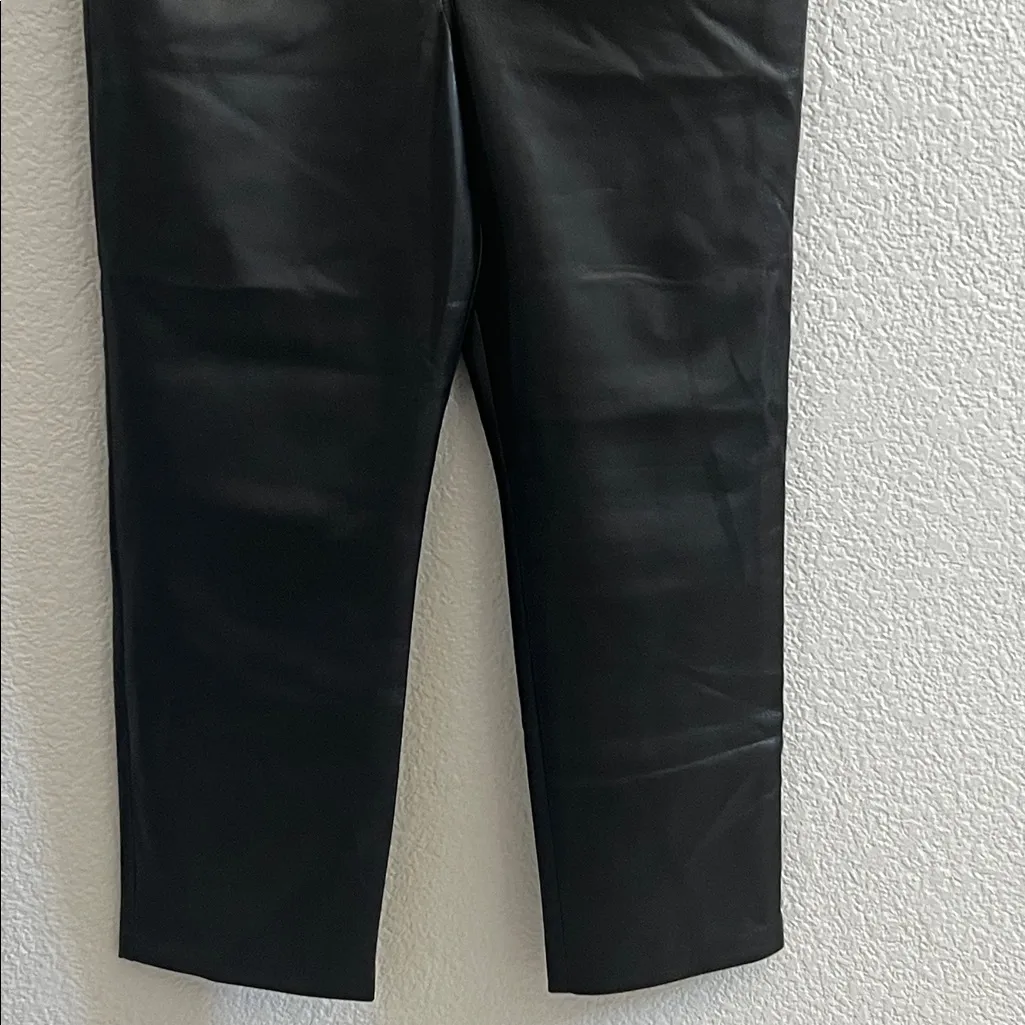 Aritzia Wilfred Black Melina Vegan Leather Pants Size 16 - Image 5