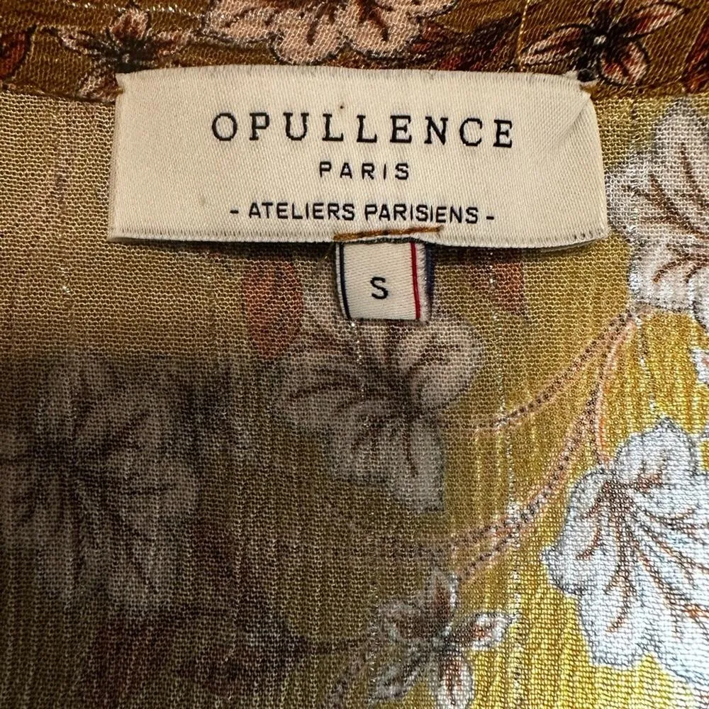 Opullence Paris Floral Dress Yellow - Image 5