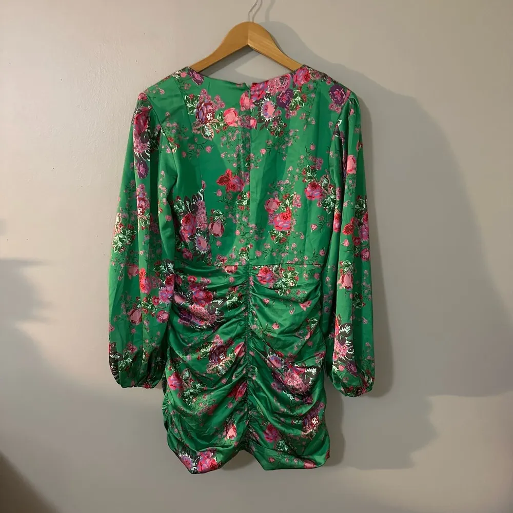 For Love & Lemons Wyatt Mini Dress in Green Size S - Image 6