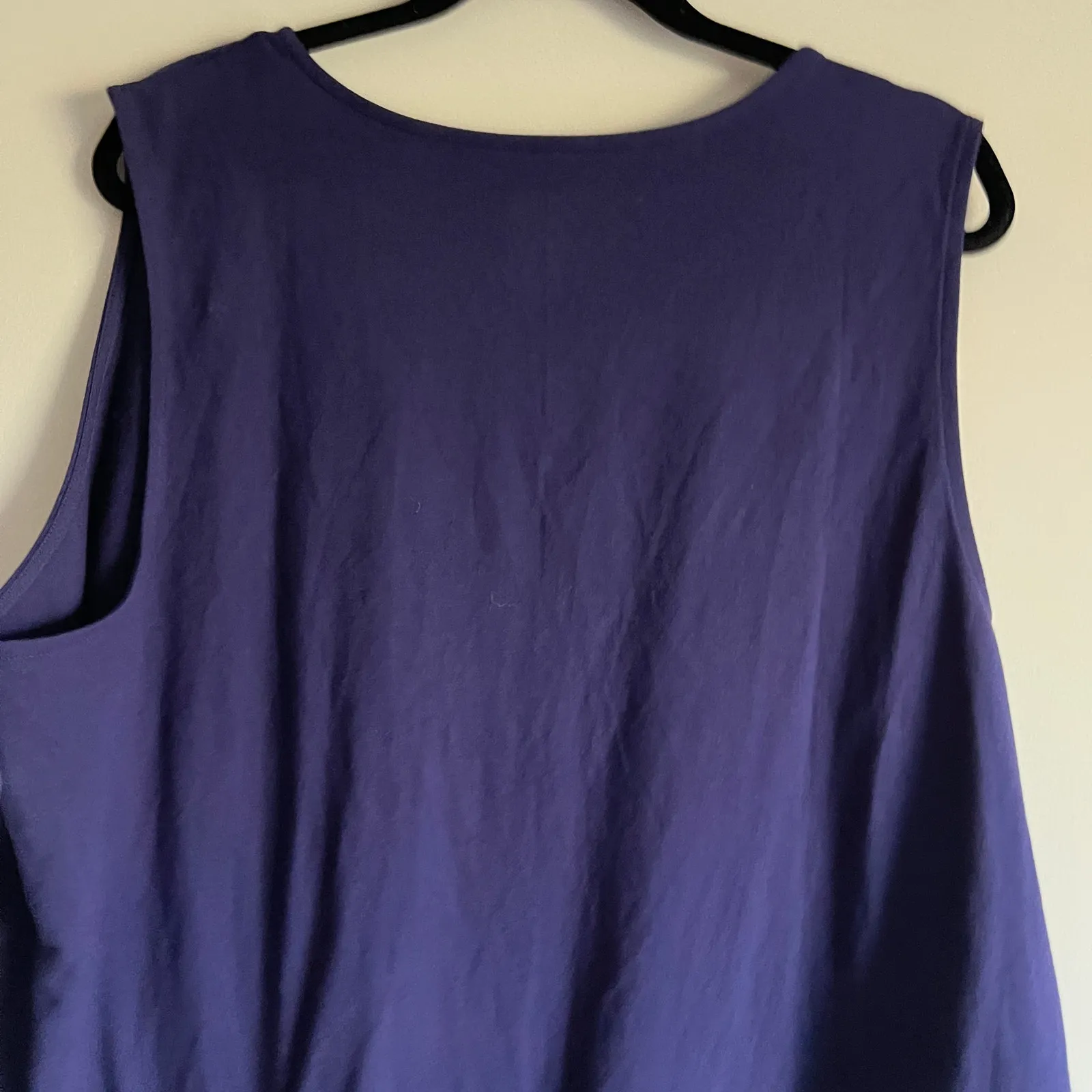 A New Day Women's Plus Size Navy-Dark Purple V-Neck Bodysuit - Size 3X - NWT - Image 7