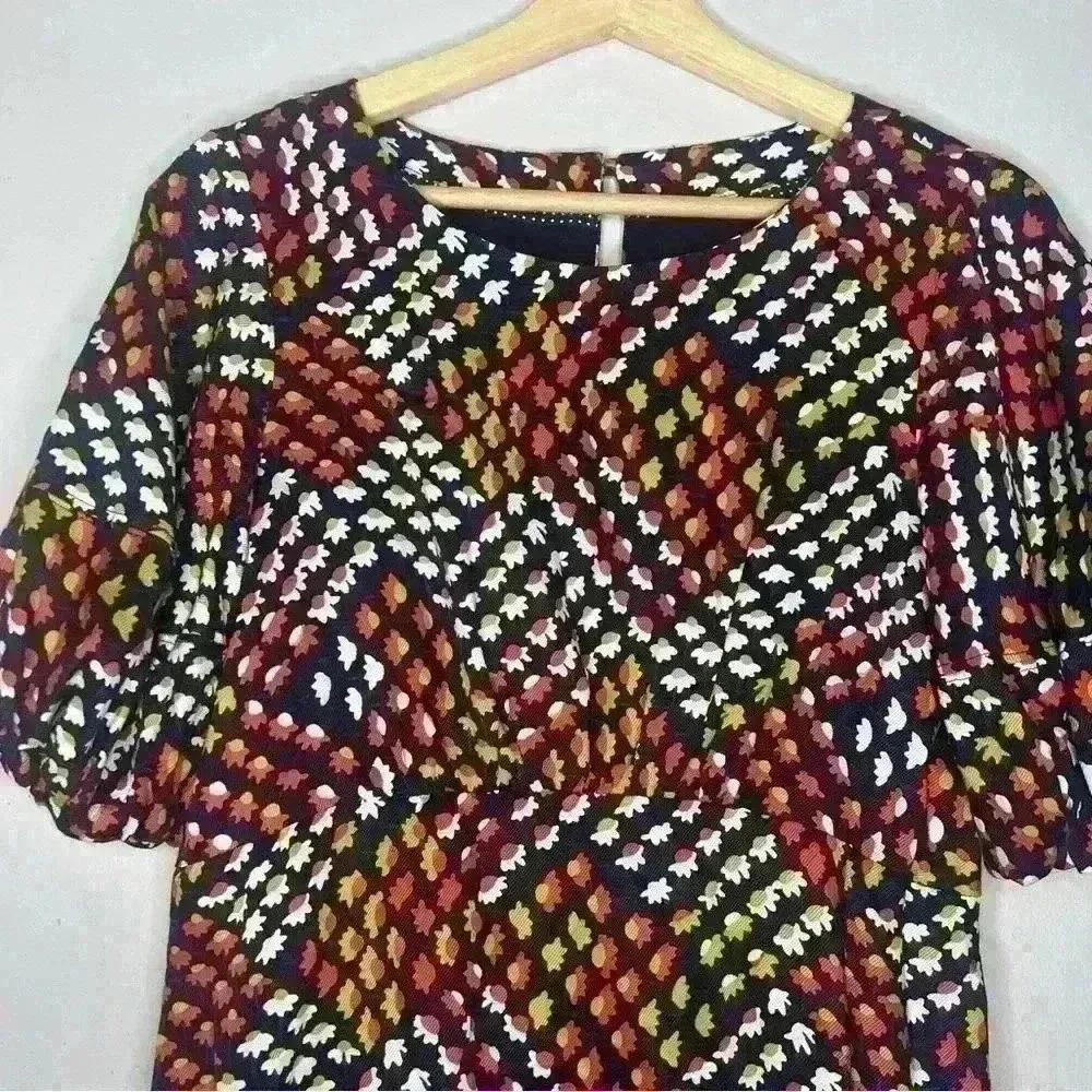 Anthropologie Maeve Melody Floral Print Dress Size 2 - Image 6