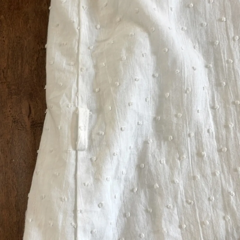 NWT - Simplee White Textured Ruffle Spaghetti Strap Mini Dress - Image 11