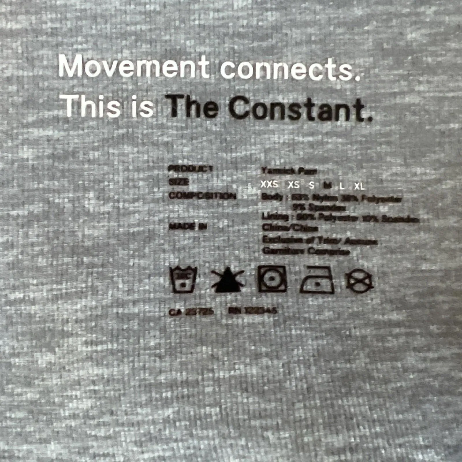 Aritzia The Constant Colorblock Legging Gray/Pink/Purple Size Medium - Image 5