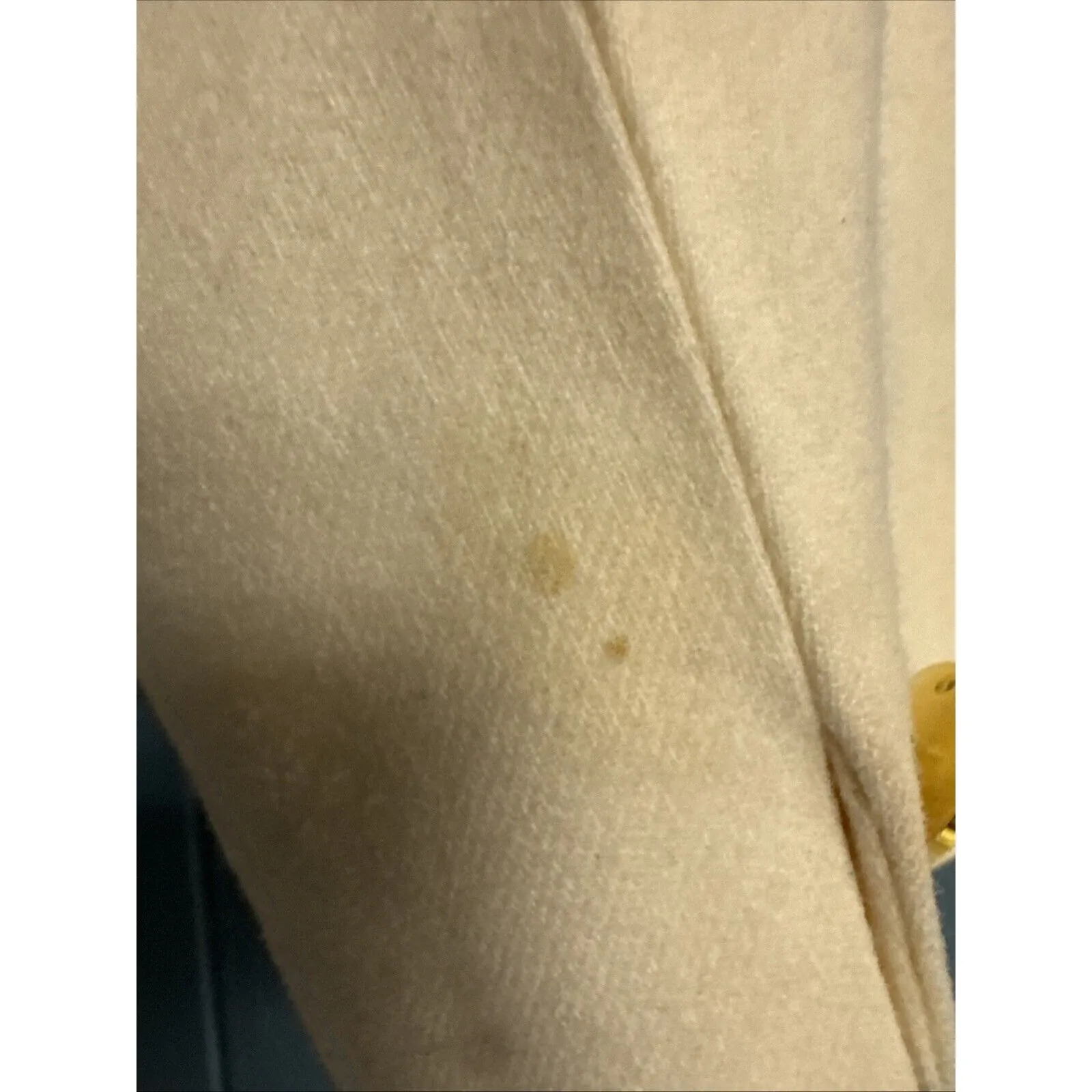 Vtg Pendleton Ivory Women's Sz 8 100% Virgin Wool Jacket Pearl Gold Buttons USA - Image 12