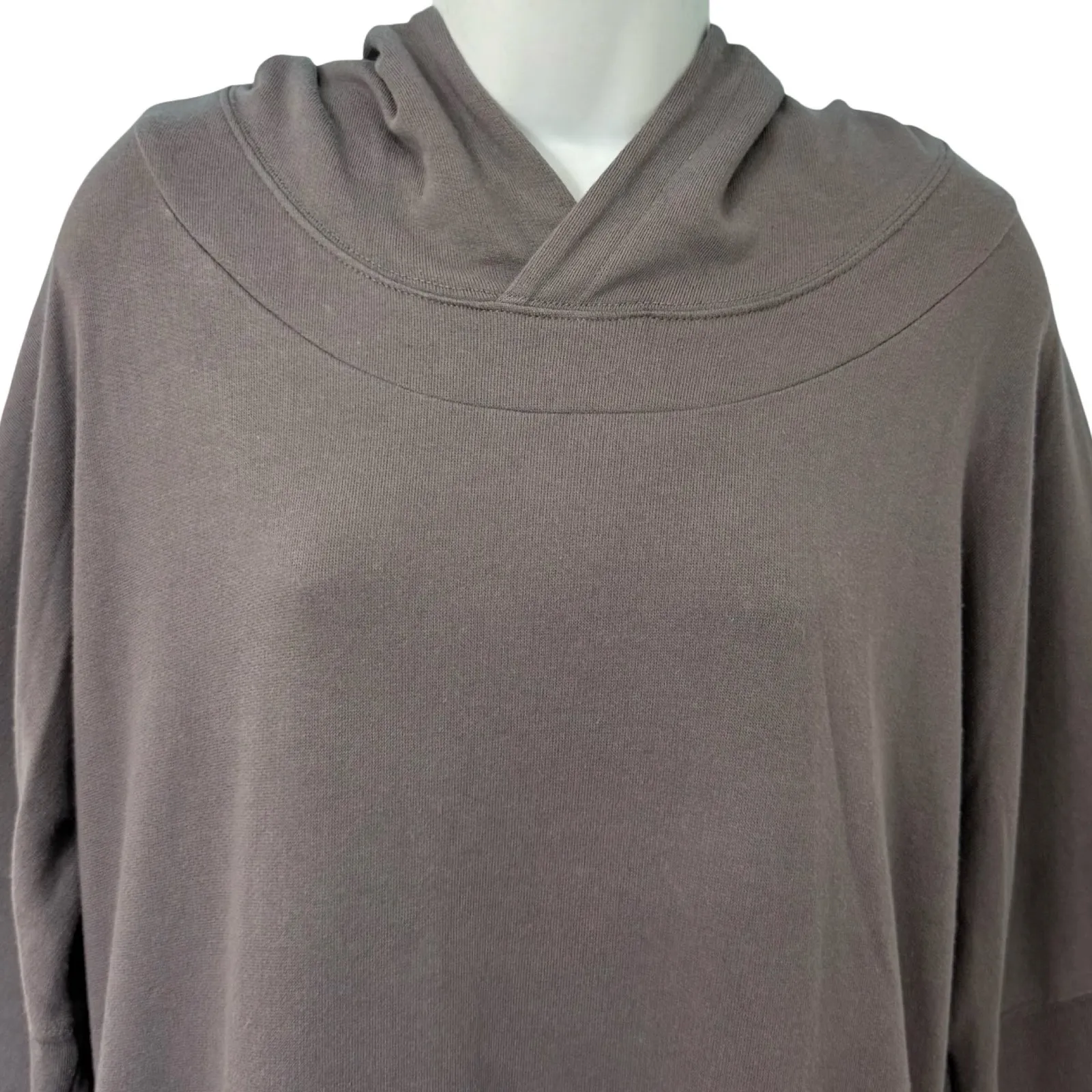 Intimately Free People Gray Kicking Around Tunic Hoodie Dress Pockets size S - Image 9