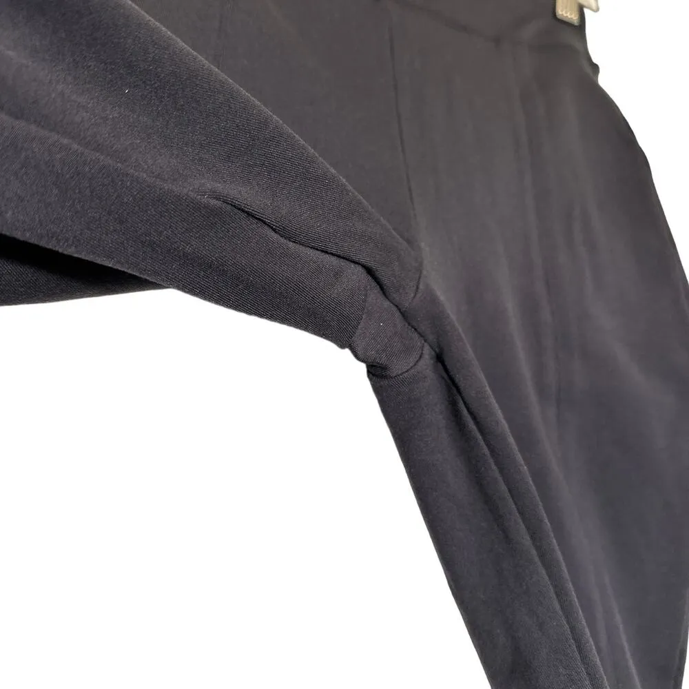 Alo Yoga Airbrush High Waist Flutter Flare Split Legging Pant Black Small - Image 10