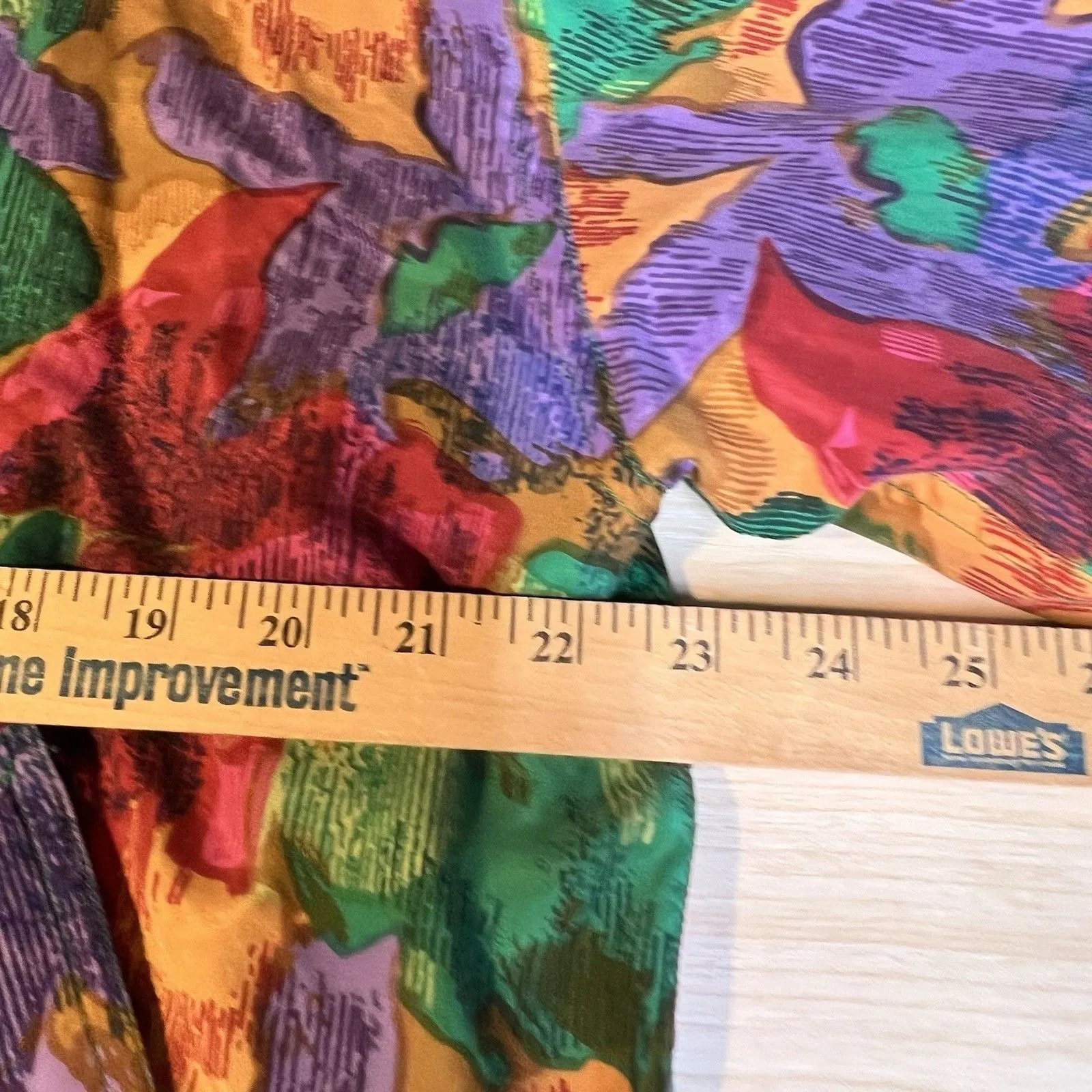 Malcom Flowers Silk Windbreaker Jacket Pant Set 80’s Colorful Floral Green Size M - Image 13