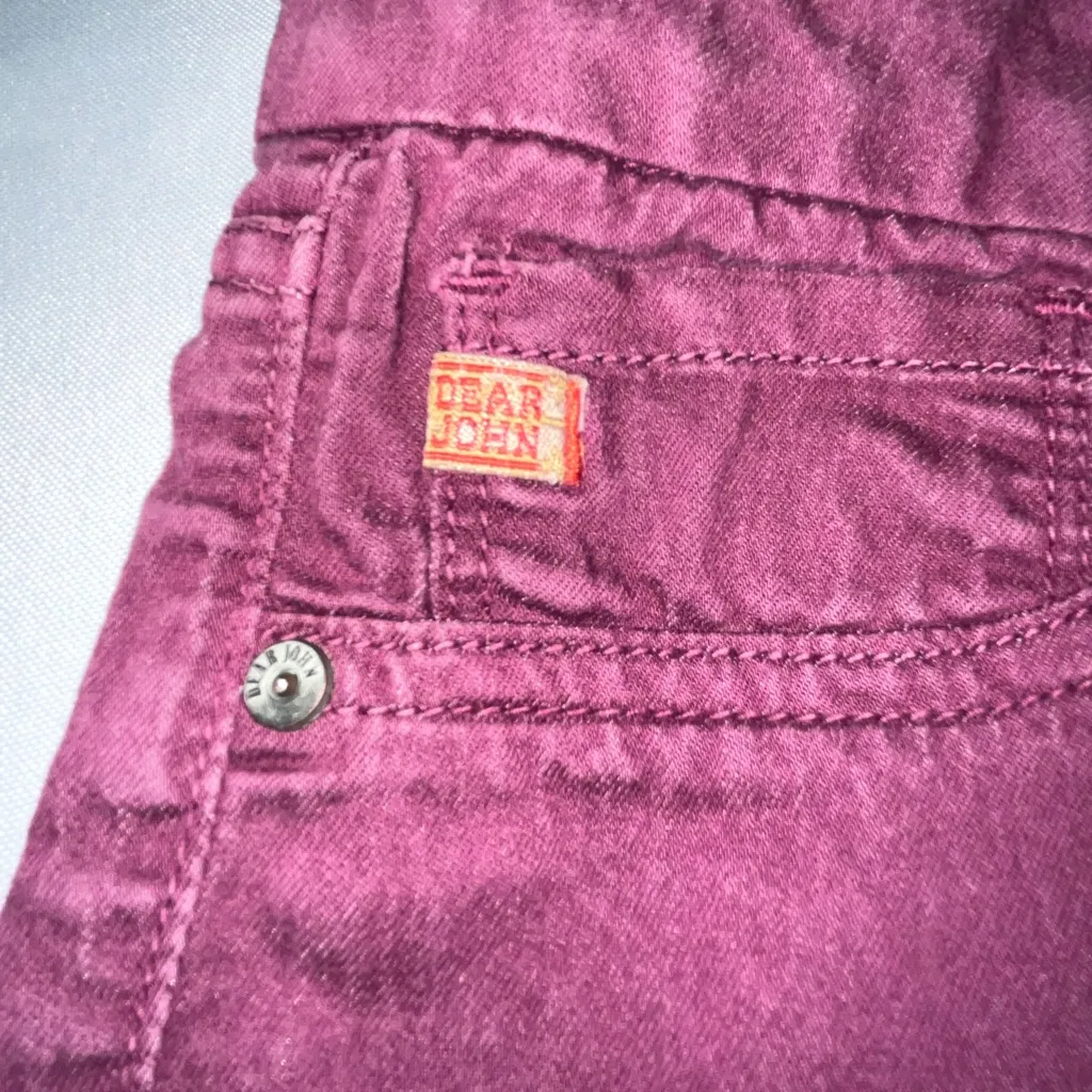 Dear John American Original Maroon Jeans - Image 2