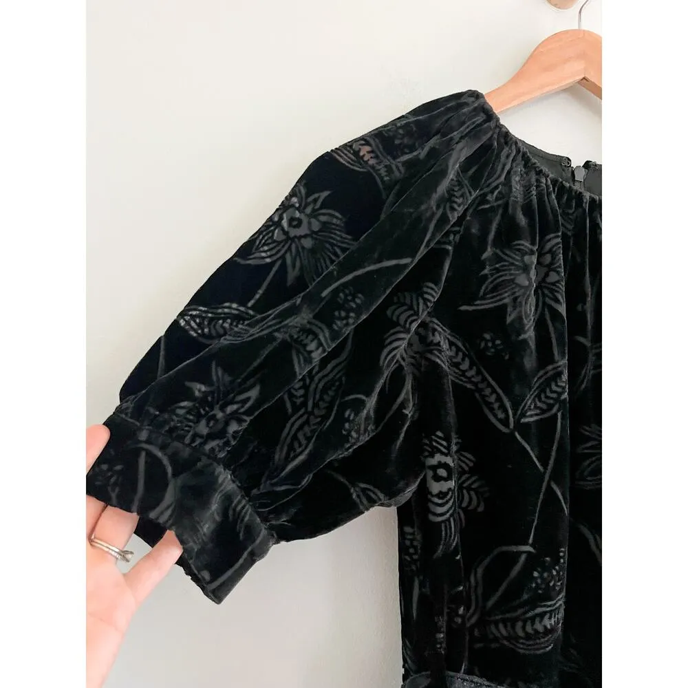 Ted Baker | NWT Tilliiy Belted Velvet Dress | Fit and Flare Mini | Black | Sz L - Image 6