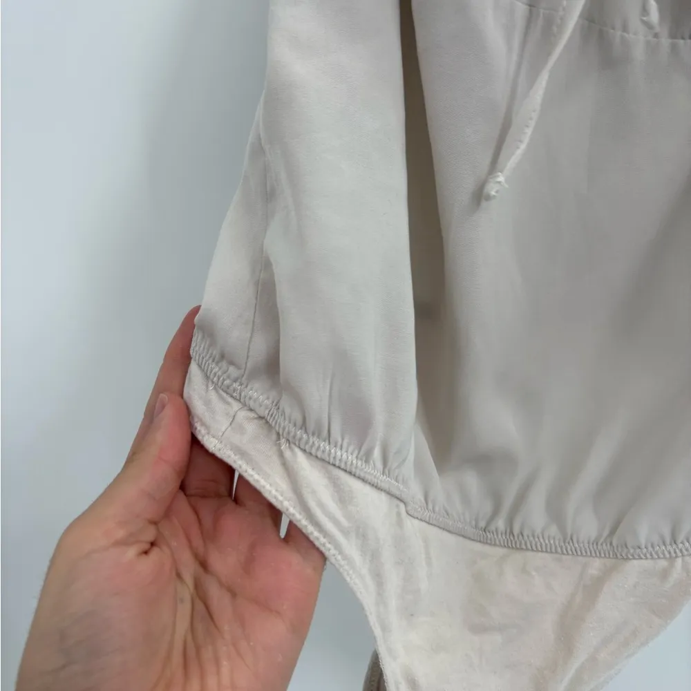 Abercrombie and fitch strap cami beige polyester bodysuit size xs - Image 3