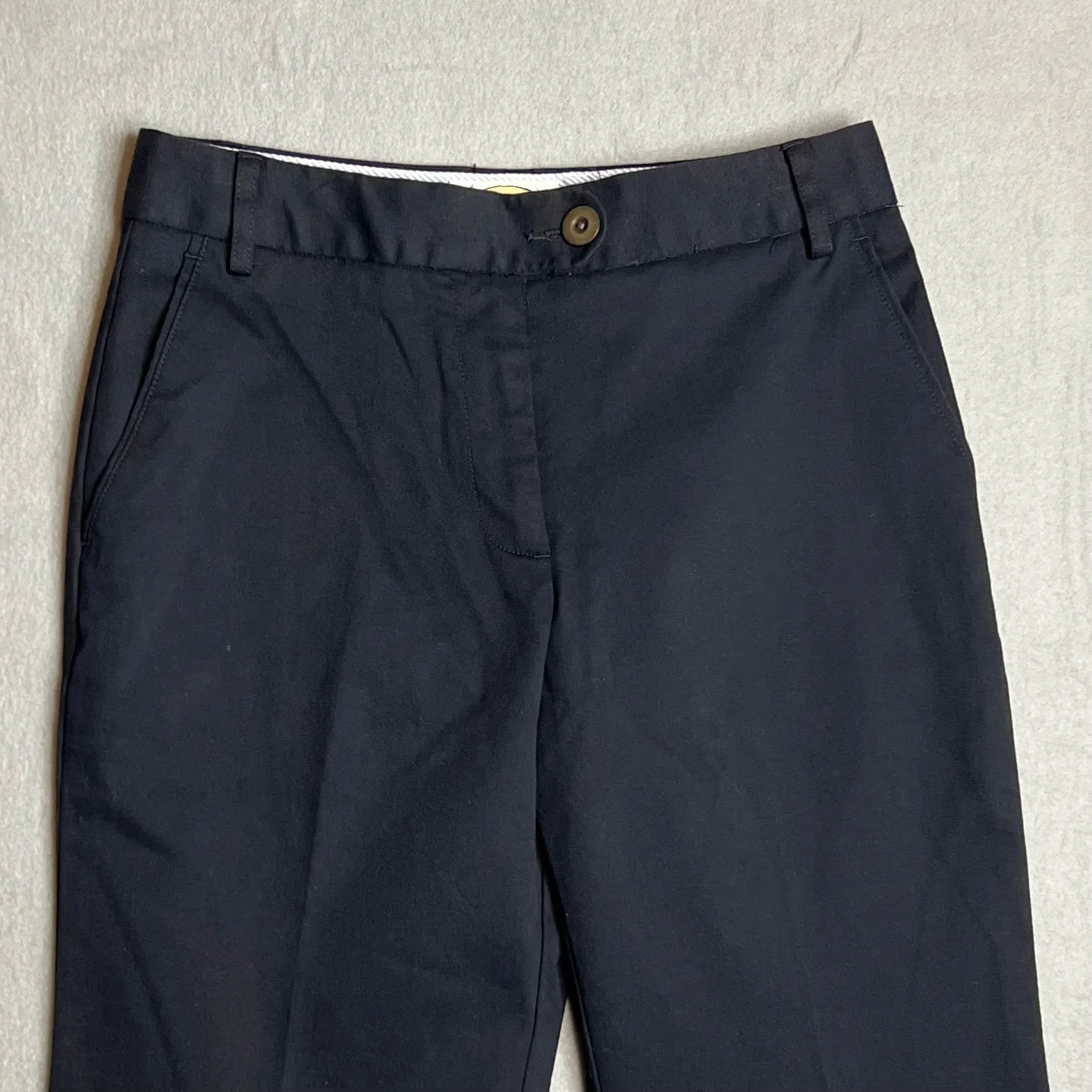 Talbots Petite Navy Blue Trousers Dress Pant Size 2 Flat Front Career Office NEW - Image 4
