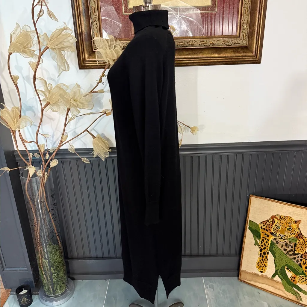 Alex Marie 100% Merino Wool Turtleneck Midi Sweater Dress Sz Small 🧡🍄 - Image 3