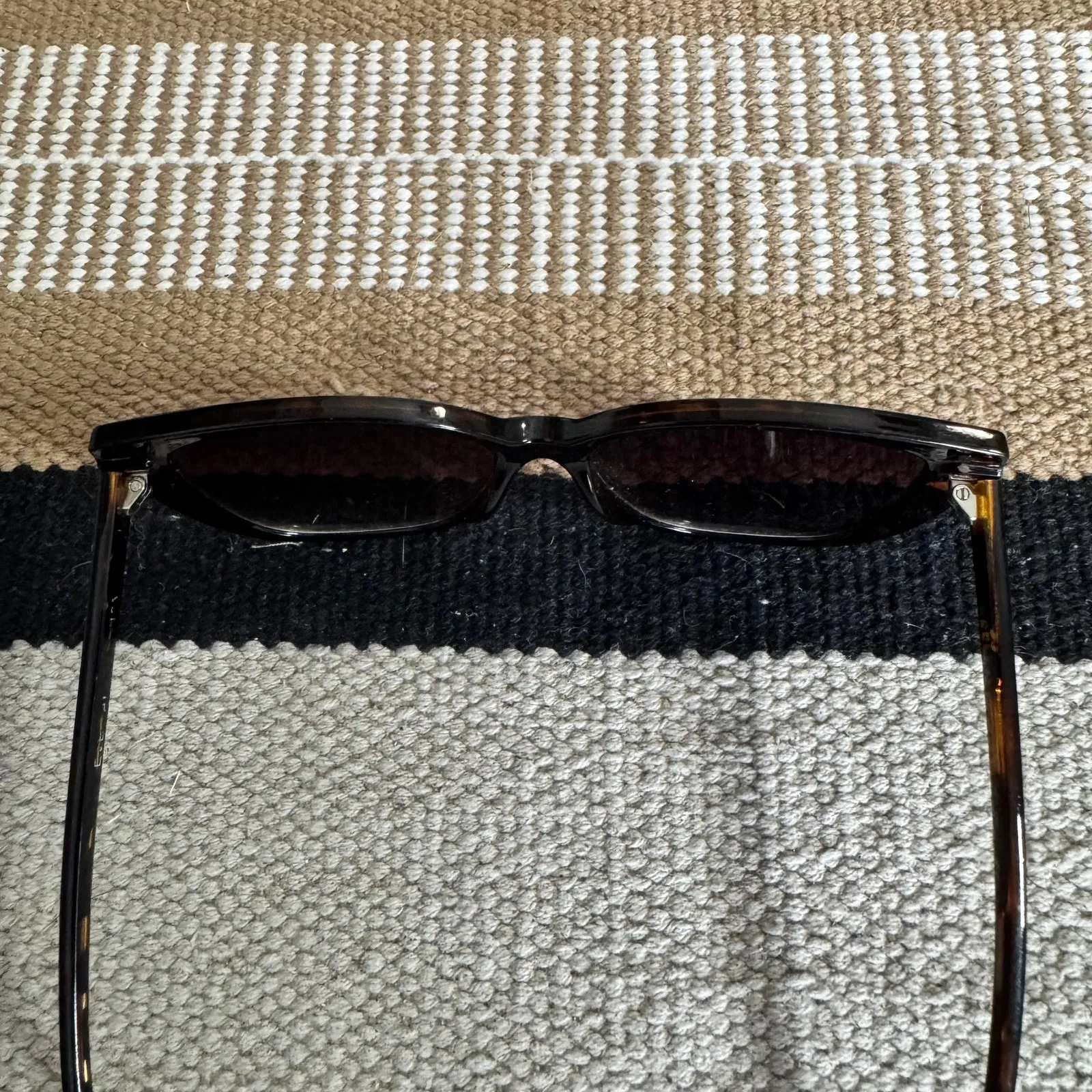 Quay Ever After Sunglasses Women Brown Tortoise Polarized Square Cat Eye - Image 8