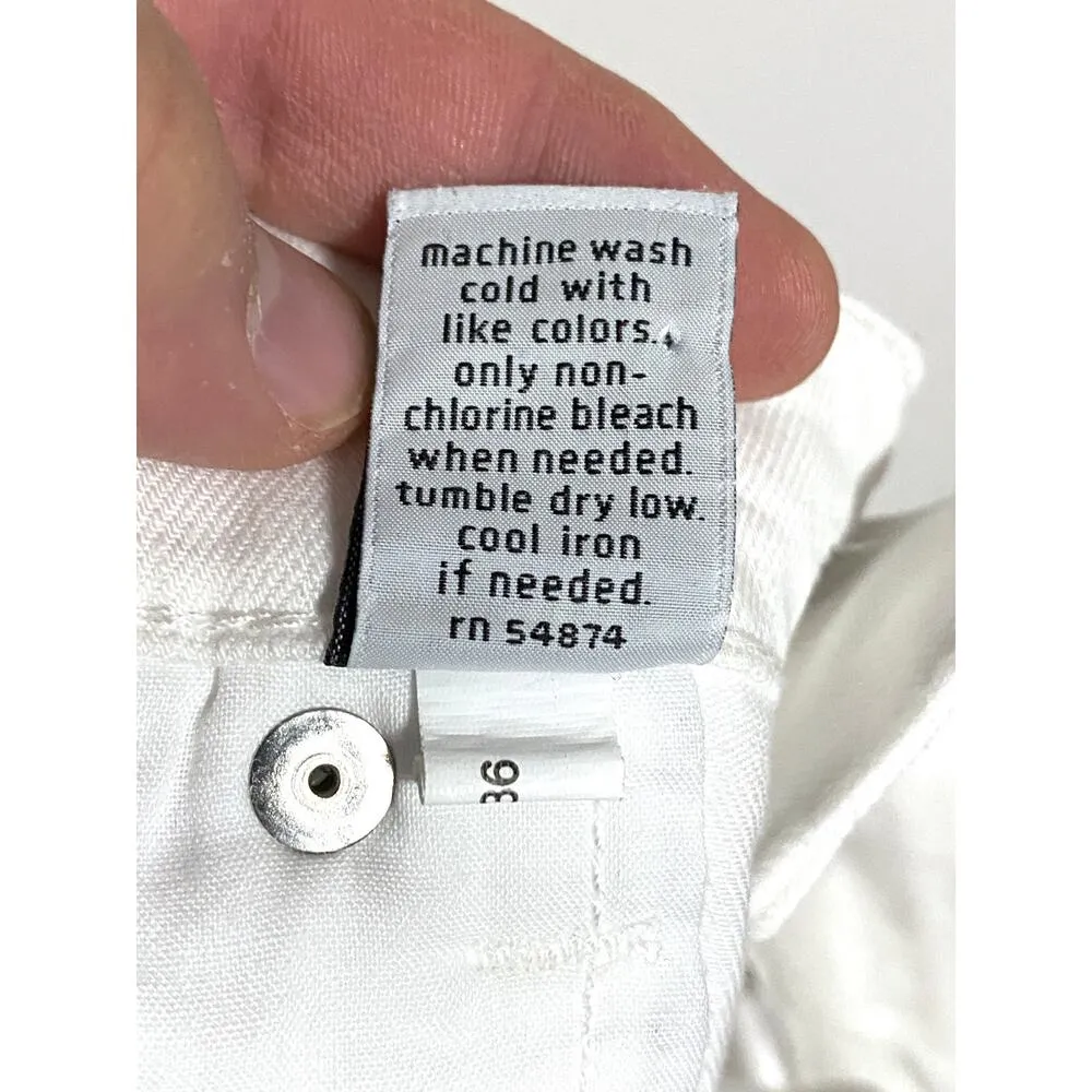 The Limited Denim Crop 312 White Jeans Capri Stretch Womens 2R 2 Regular - Image 9