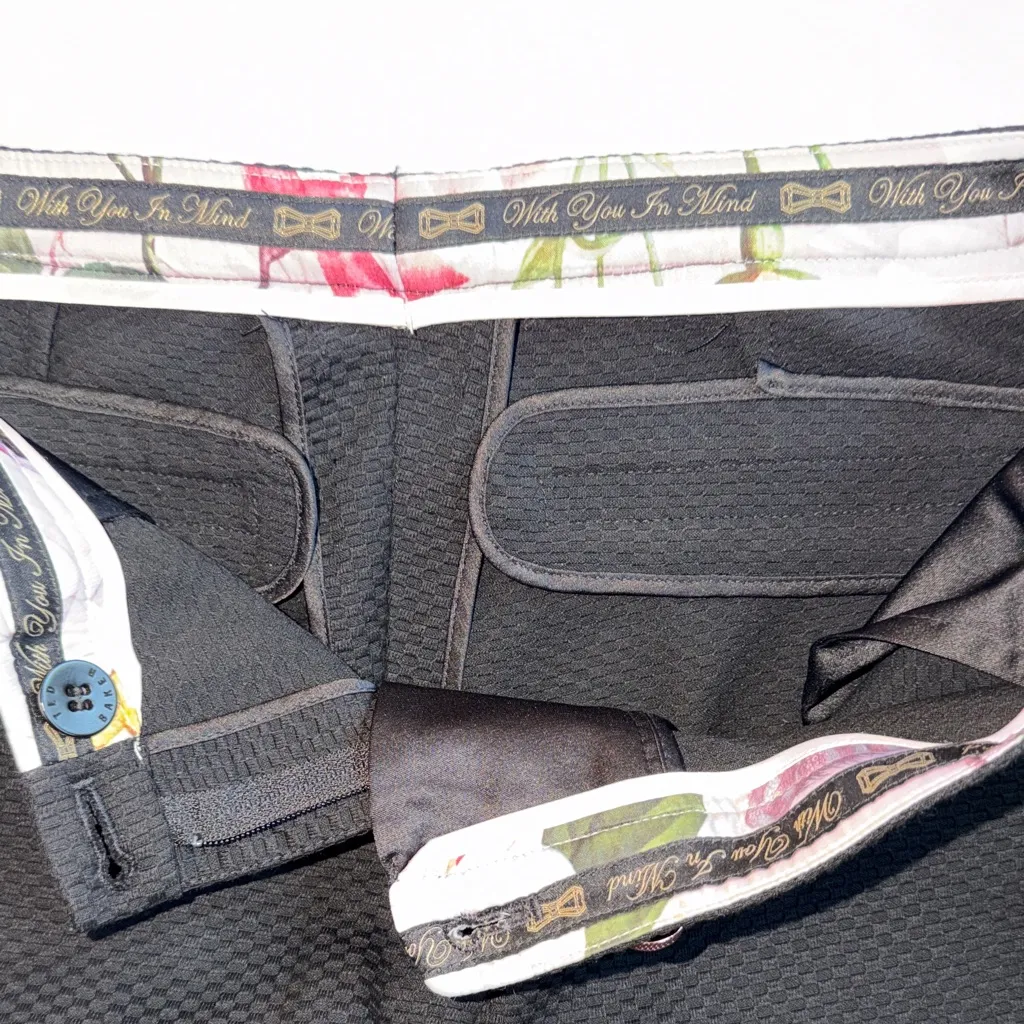 Ted Baker London Black Textured Pants - Image 9
