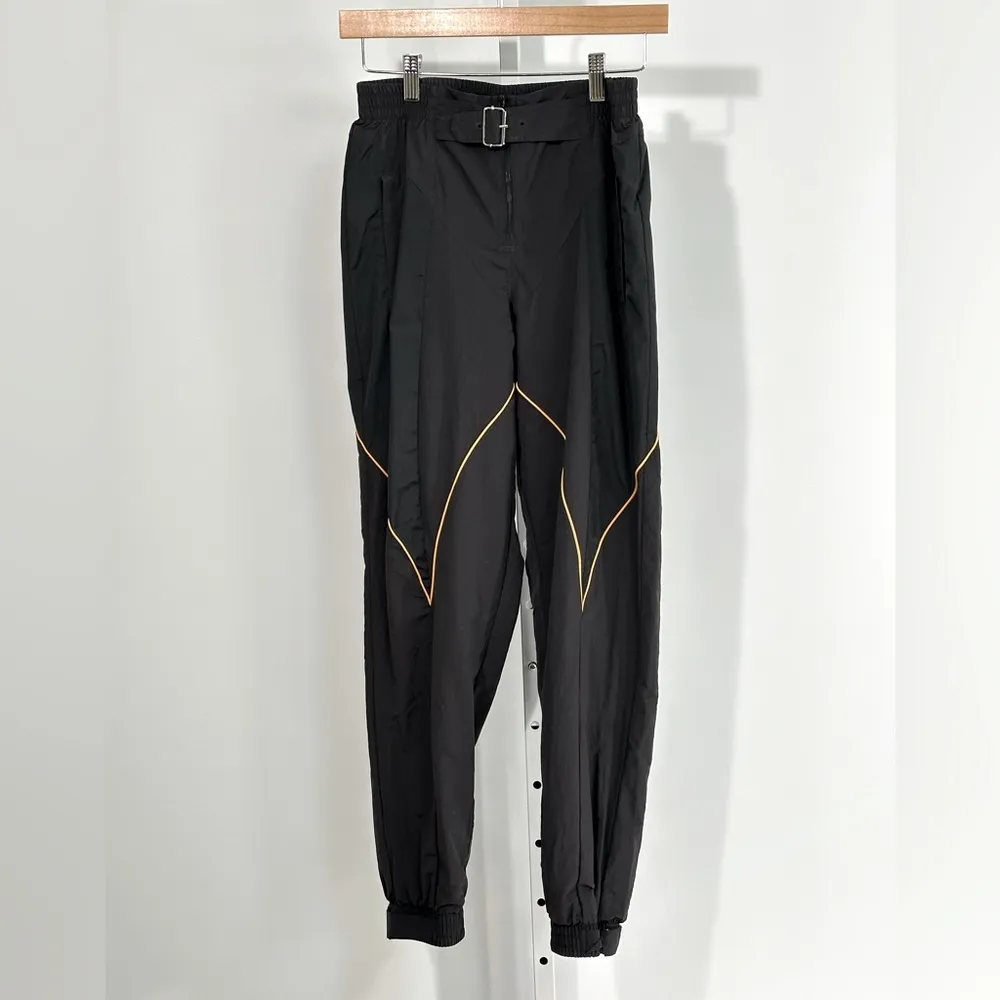 Adidas Originals x Paolina Russo Track Pants Women’s Small Black Yellow Joggers - Image 2