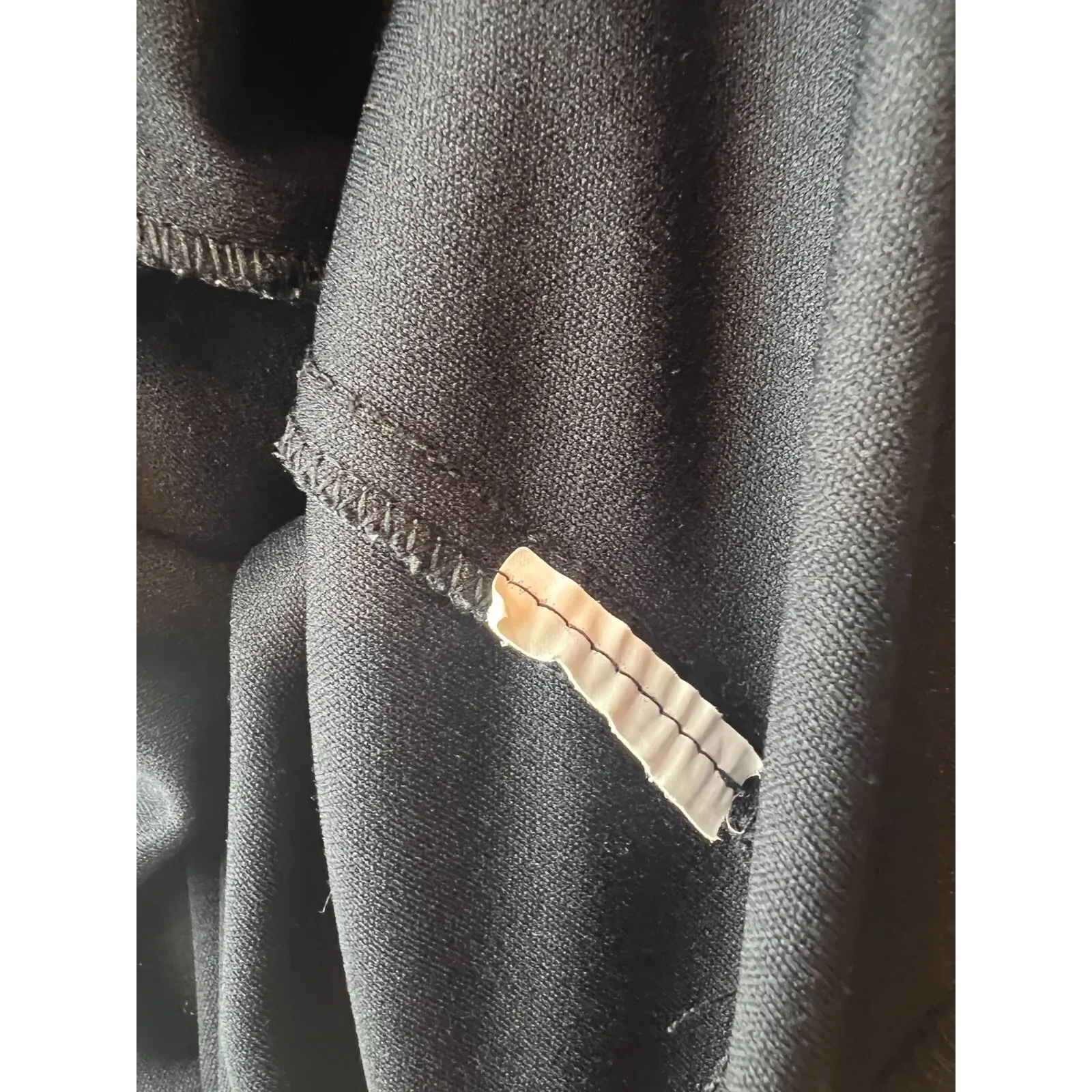 Joseph Ribkoff Dress Bodycon size 2‎ Lined Jersey Knit Midi Long Sleeve Black - Image 5