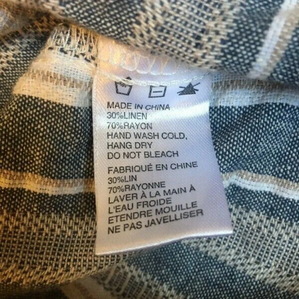 Ethereal by paper crane small blue striped top - Image 5