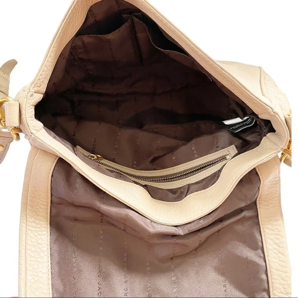 Marc by Marc Jacobs Too Hot to Handle Leather Crossbody Bag Tan - Image 3