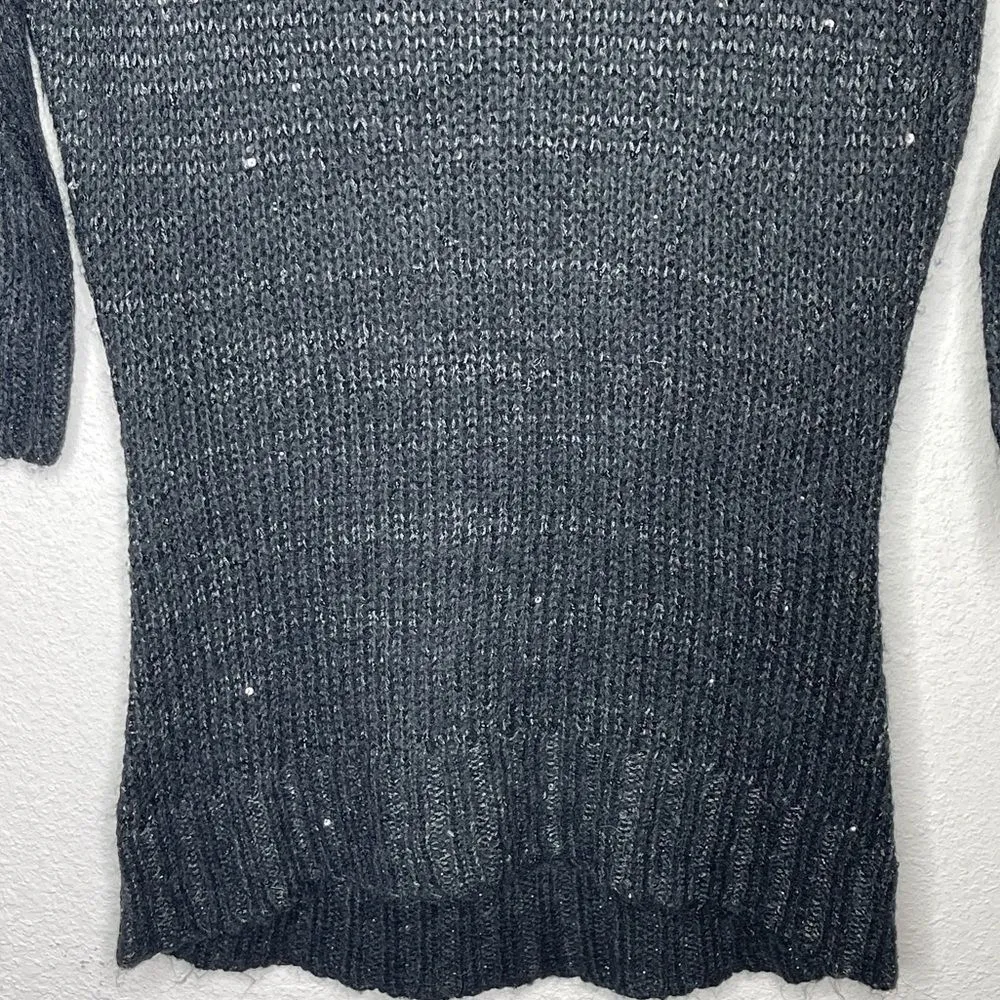 No Boundaries  Sparkly‎ Sweater Black - Image 2