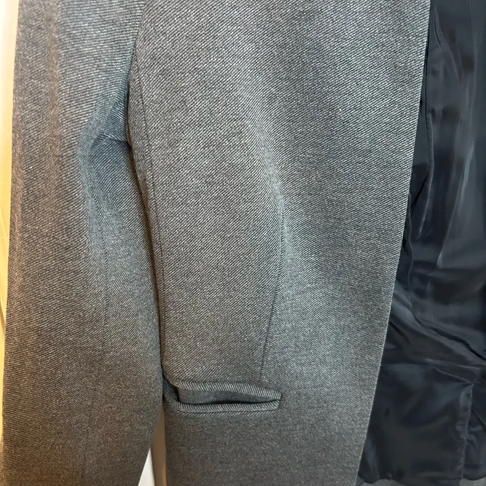 J.Crew  Gray Going Out Stretch Twill Blazer - Image 9