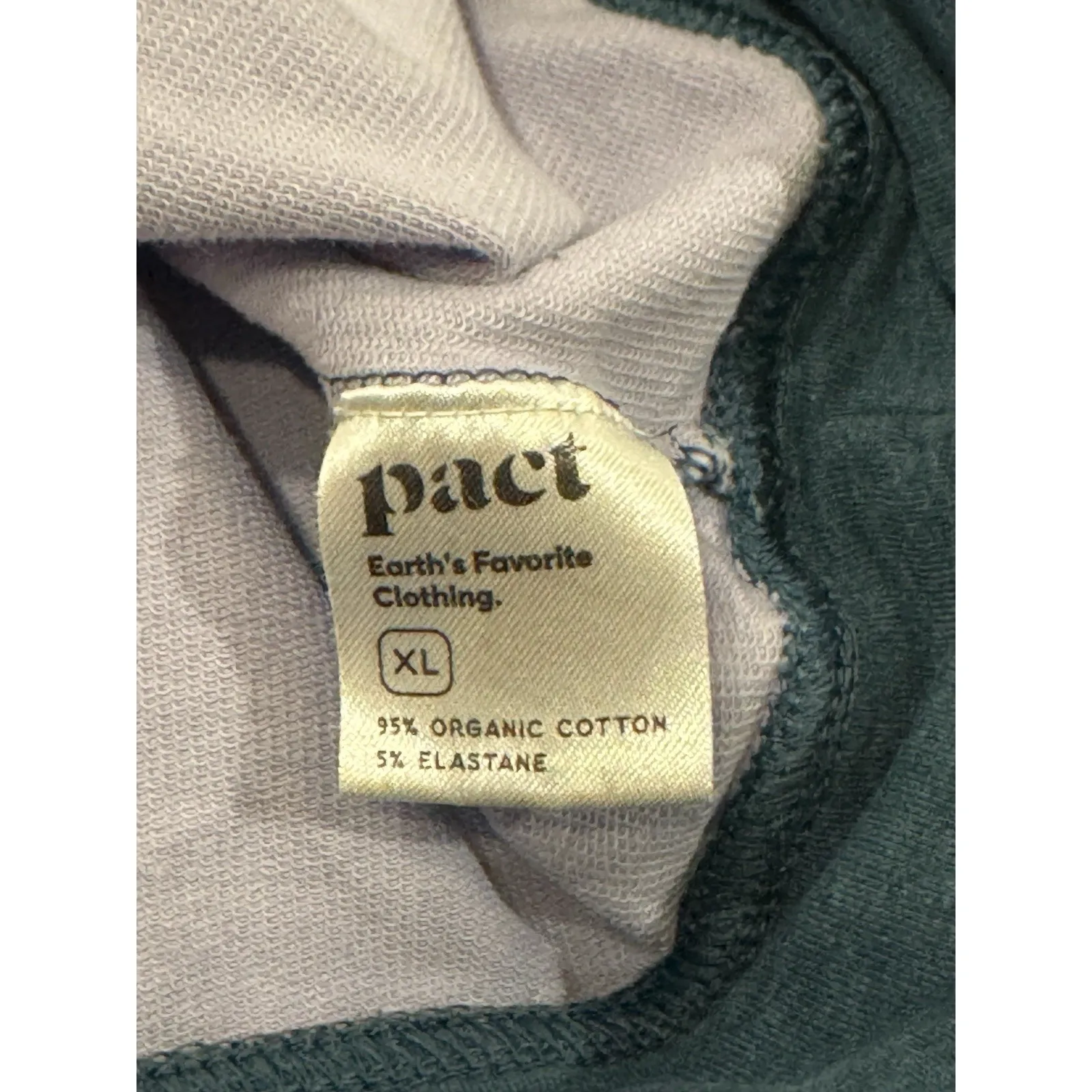 PACT Organic Cotton The Studio Quarter Zip Pullover Sweatshirt Women's Size XL - Image 3