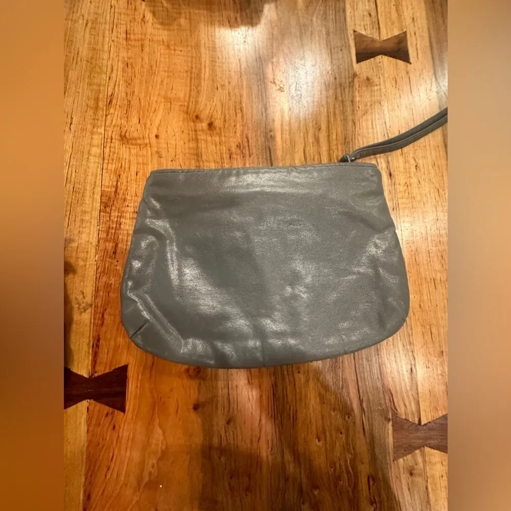 Fashion Right Vintage 80s Clutch Purse Gray - Image 2