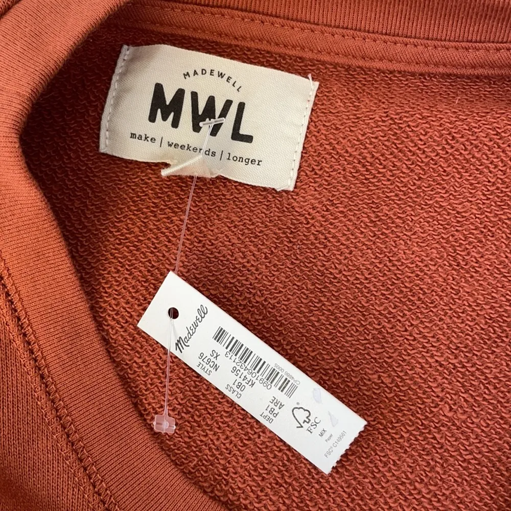 Madewell Sweatshirt Make Weekends Longer Terry Floral - Image 6