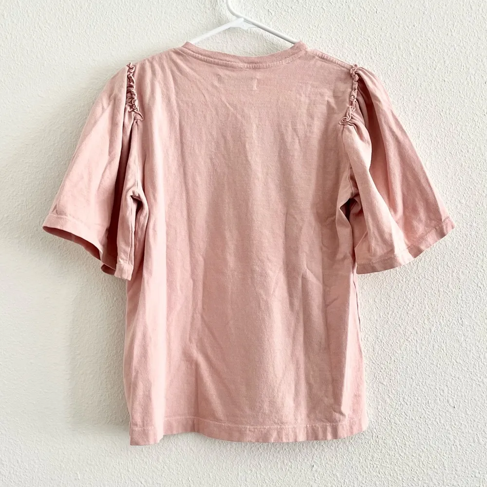 Citizens Of Humanity Vintage Rose Vera Gathered Shoulder Top Size Small - Image 6