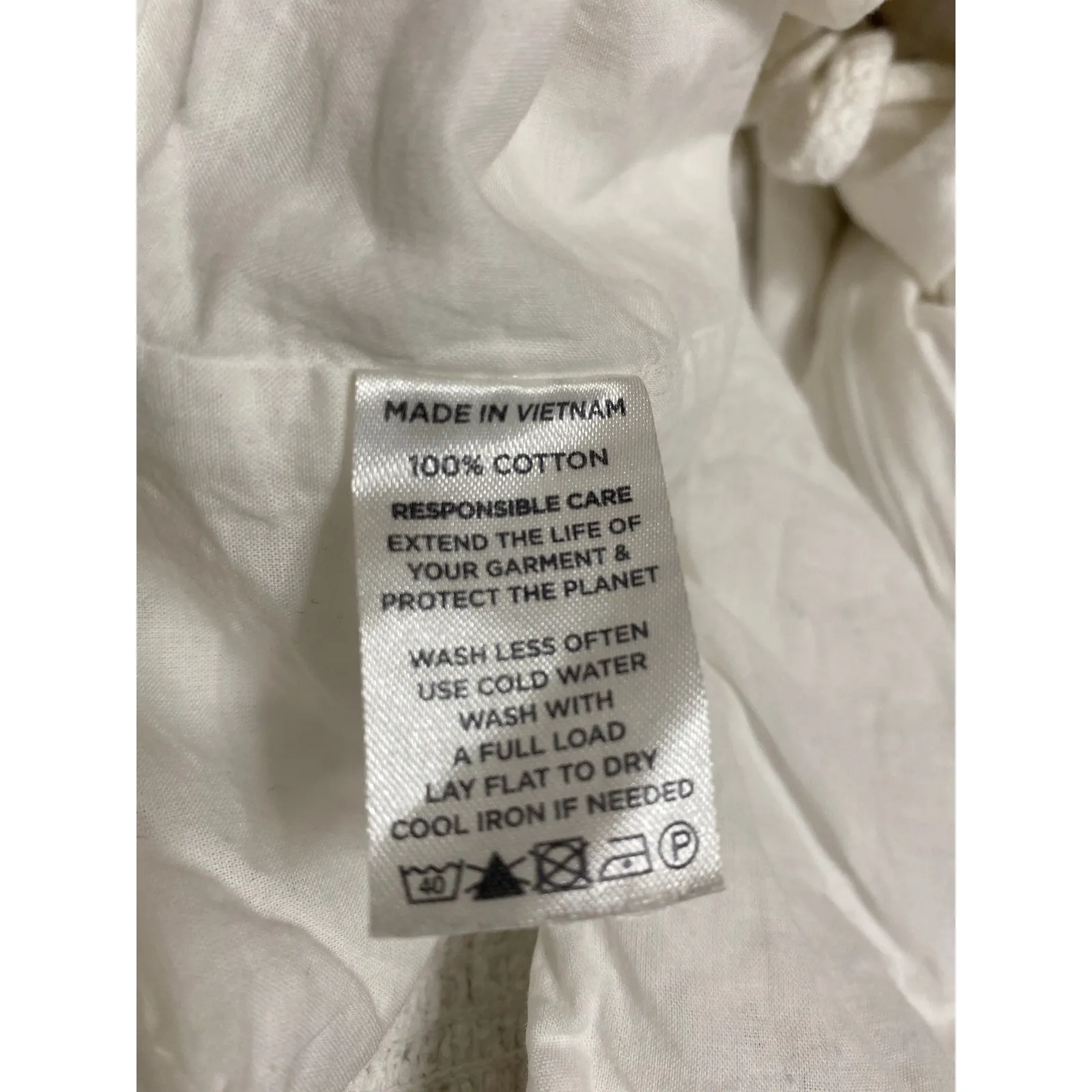 Hill House Women's White Eyelet Embroidered Short Flutter Sleeve Blouse Top XL - Image 4