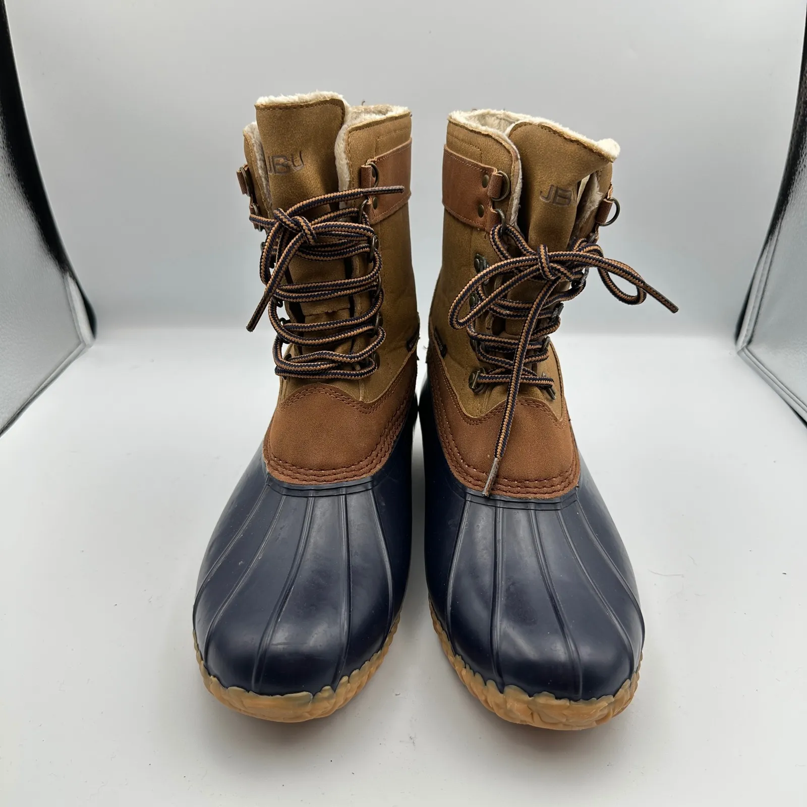 JBU Windsor Waterproof Duck Boots Womens 10M Winter Faux Fur Lined Lace Up‎ - Image 2