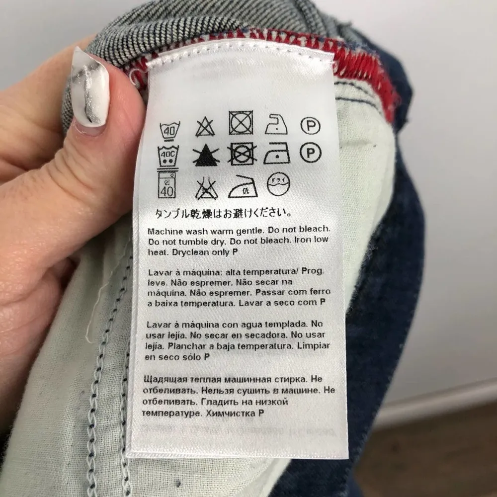 New Escada Sport High Rise Straight Leg Jeans Dark Wash Size 38 Women's Denim - Image 13