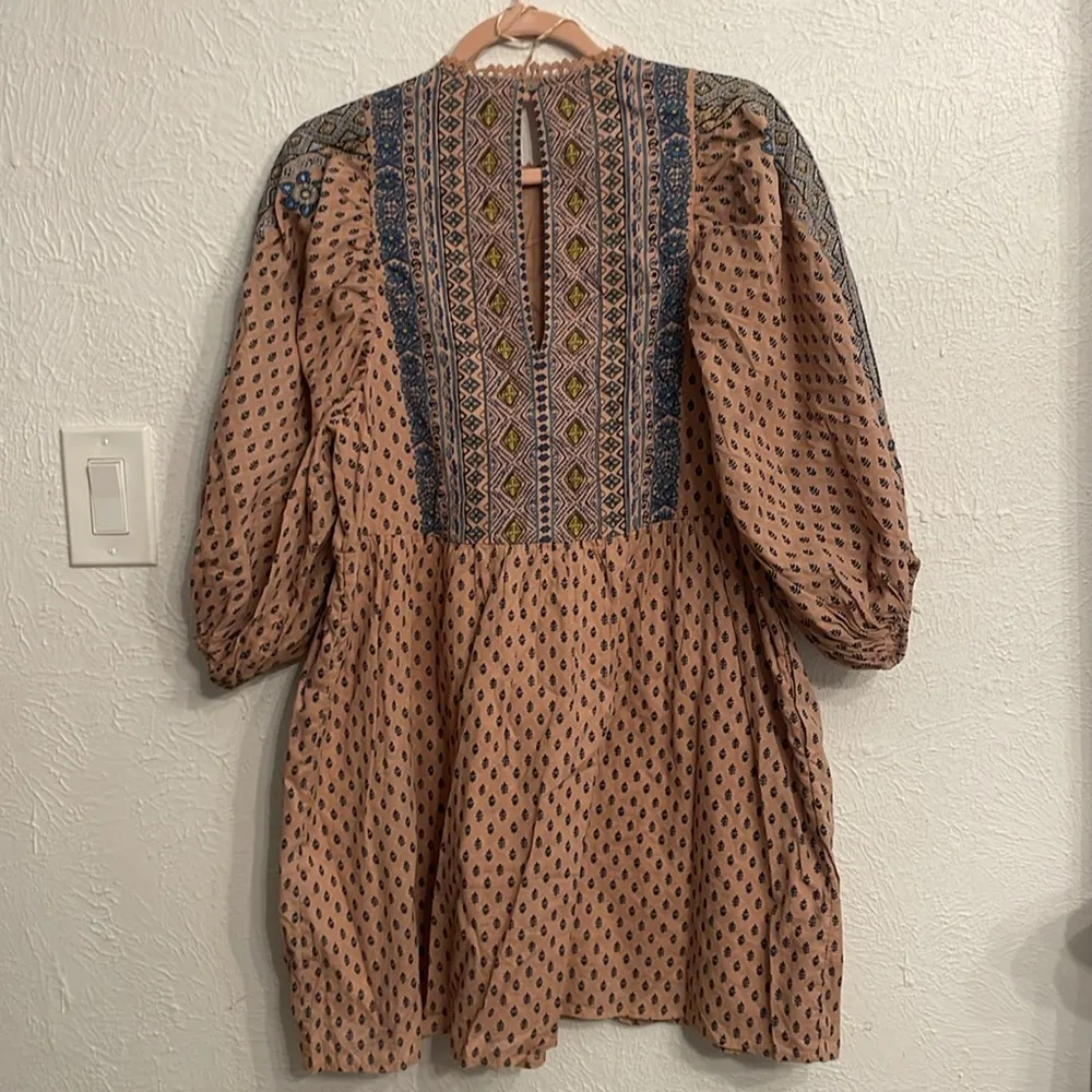 By Anthropologie Embroidered Tunic Mini Dress - Image 6