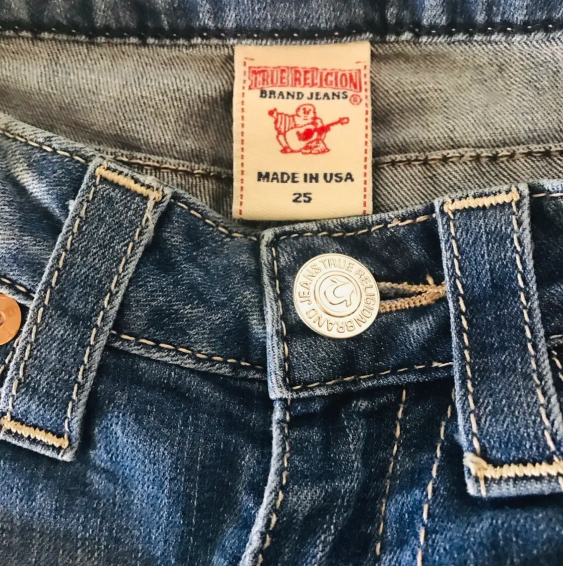 Straight Leg Blue Jeans - Image 8