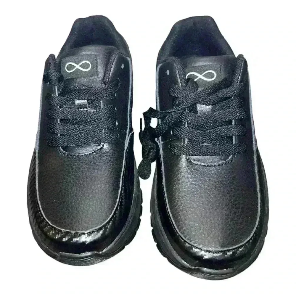 NWOT Cherokee INFINITY Flow Sneakers, Black Lace-Up Nursing/Work Shoes, W SZ 5 - Image 2