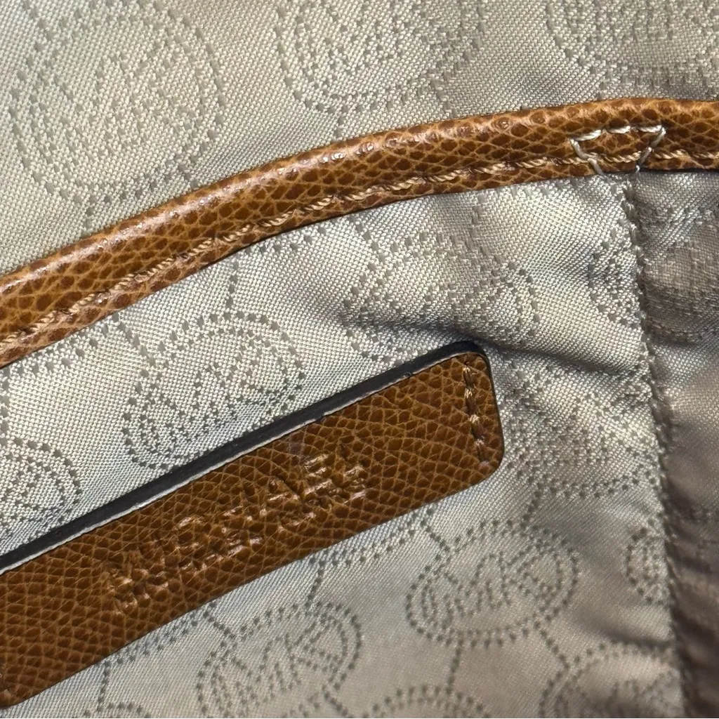 Michael Kors Aubrey Large Satchel Brown/Luggage women’s bag shoulder purse - Image 13