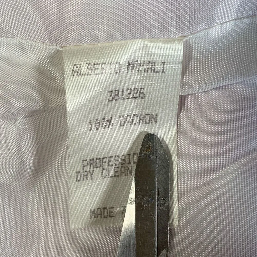 Y2K Alberto Makali Blazer Jacket Multicolor Beaded Embellished Floral Boho - Image 9