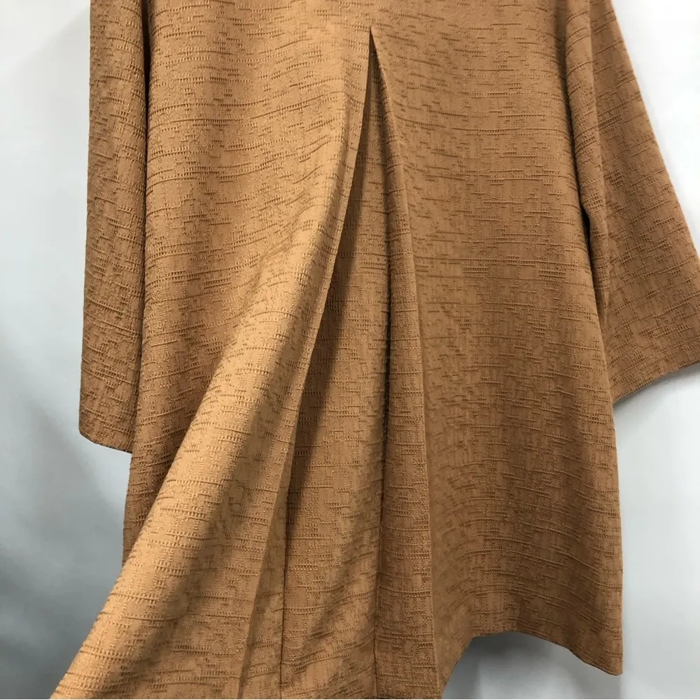 Chico’s Copper Brown Textured Jacquard Jacket women’s Chico’s Size 2; US Size L - Image 3