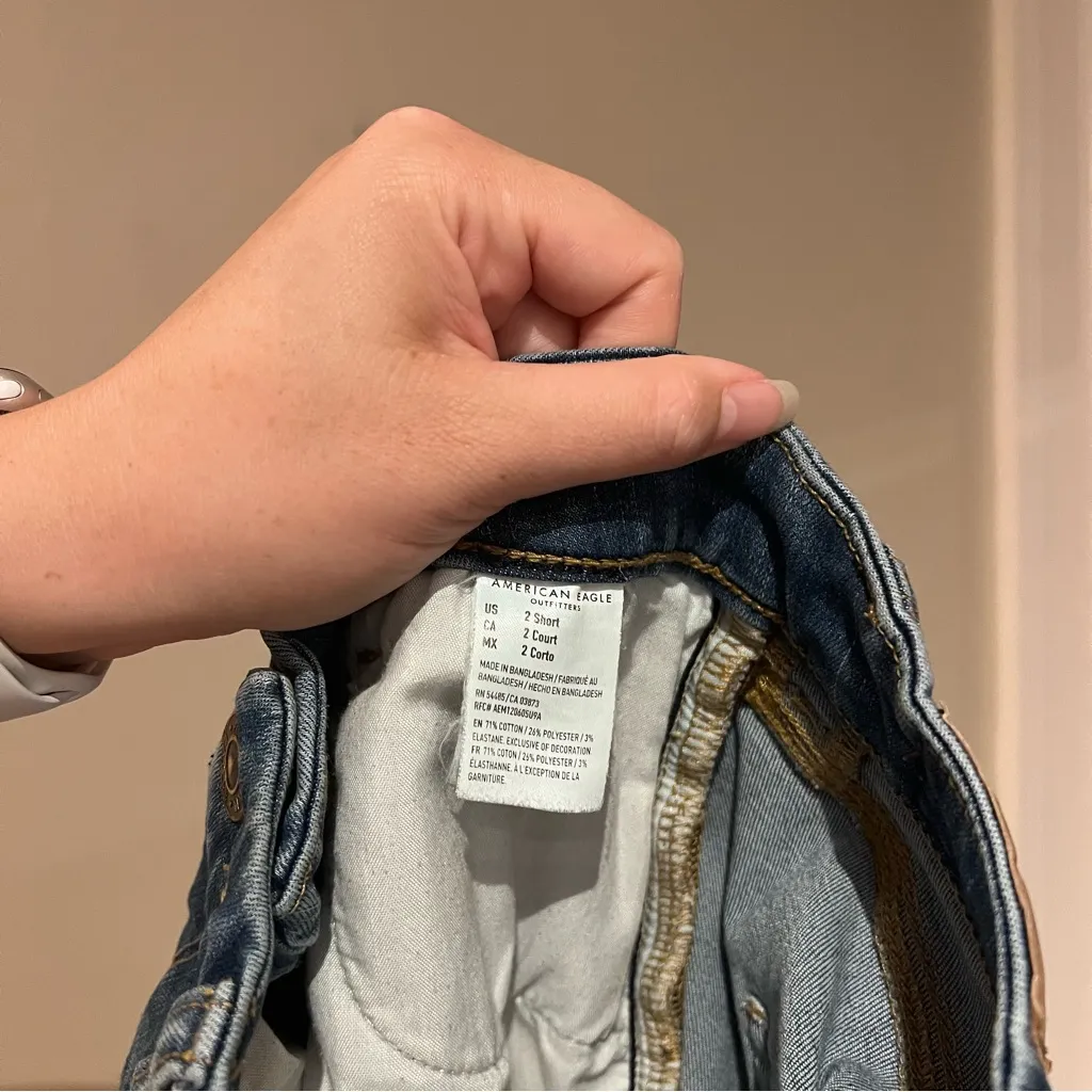 American Eagle Skinny High Rise Jeans Size 2S - Image 6
