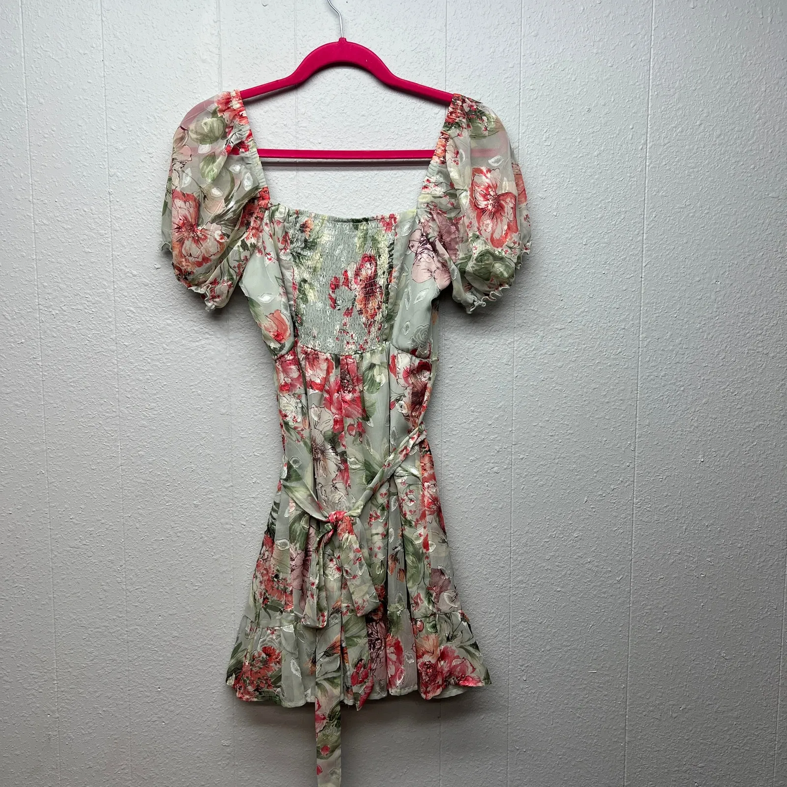 Vintage Speechless Babydoll Dress Juniors M Forest Fairy Cottagecore Festival - Image 7