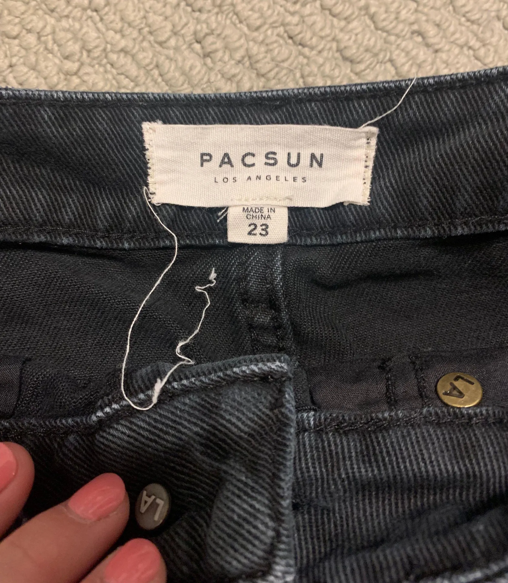 Ripped Jean Skirt - Image 3