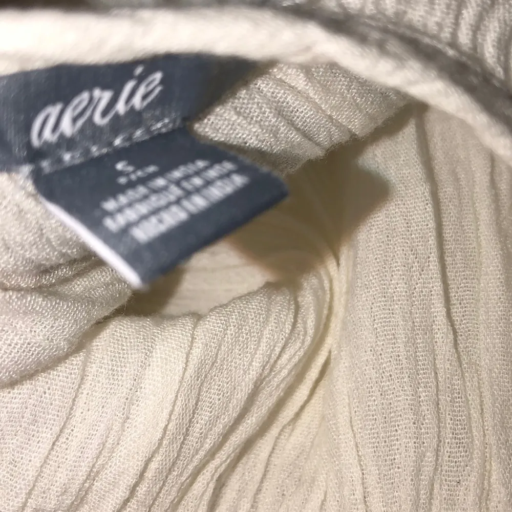 Aerie size small ivory boho dress - Image 5