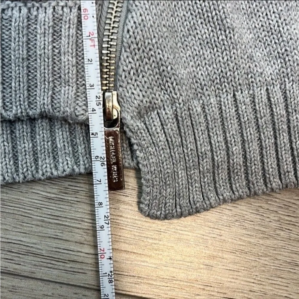 MICHAEL Michael Kors Grey Knit Pullover Sweater Size S - Image 8