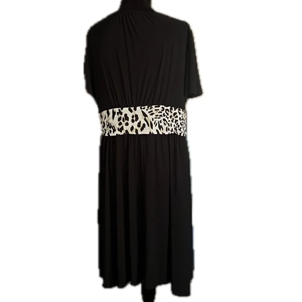 Nina Leonard, women’s‎ size 1x short sleeve BoHo midi dress - Image 4