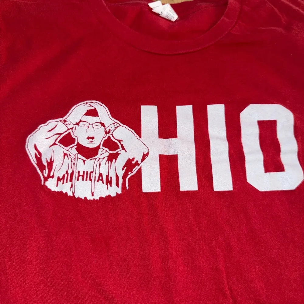 Red Ohio State Graphic T-Shirt - Image 2