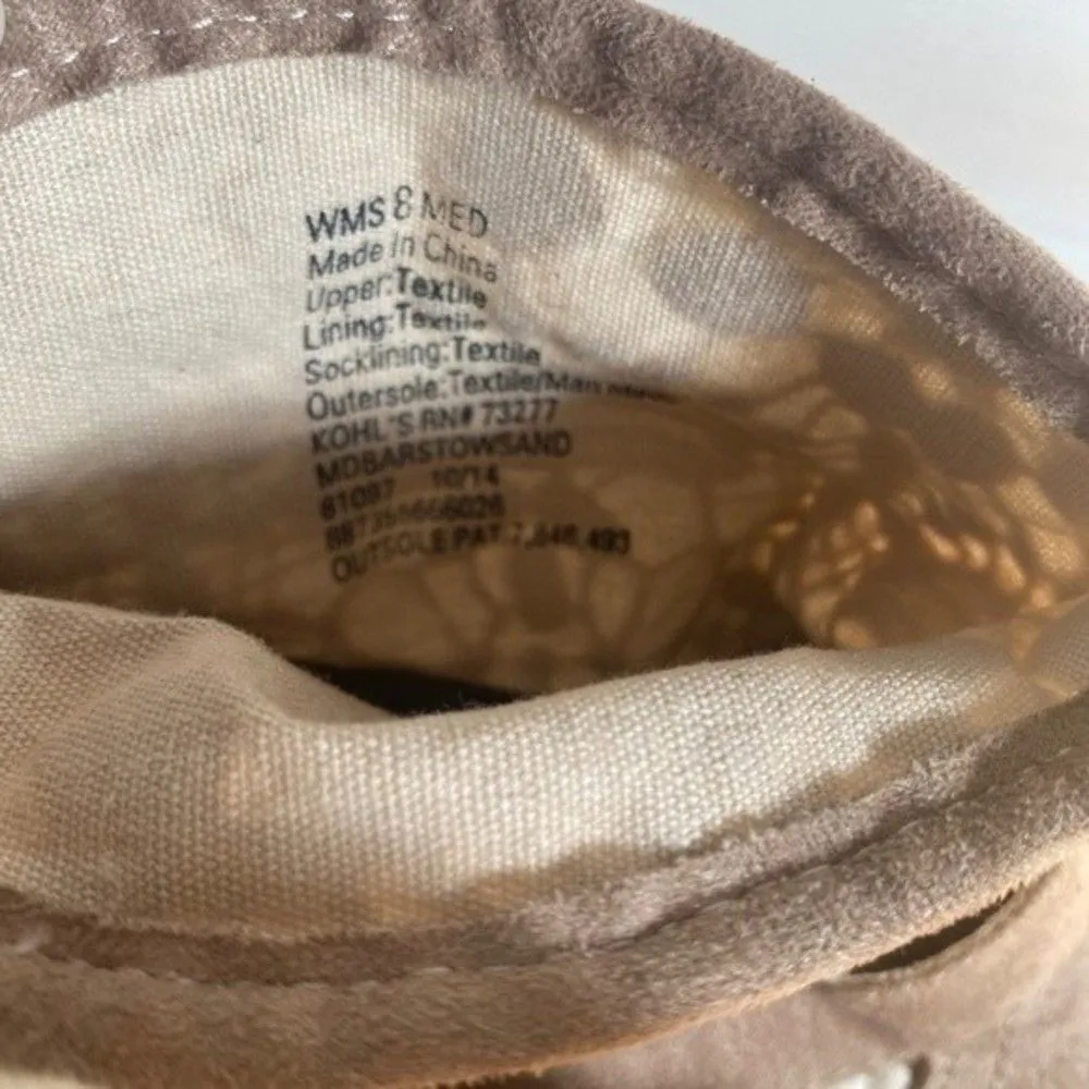 Mudd  Tan Lace Ankle Boots - Image 2