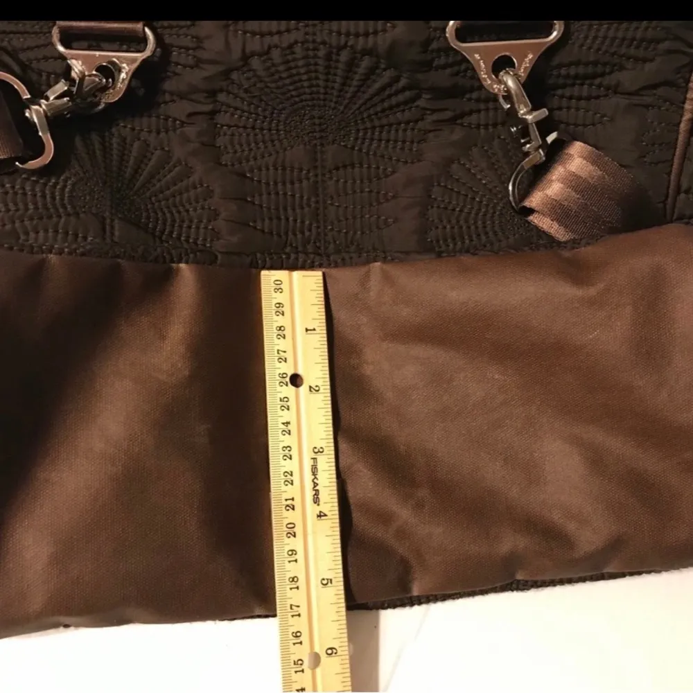 Petunia Pickle Bottom baby diaper bag brown backpack - Image 4