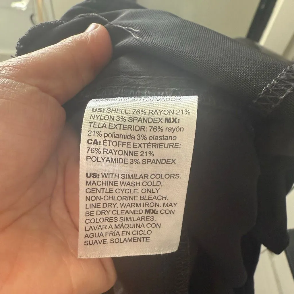 Chico’s Women’s 10 Black Pull on Pants Ankle Career Office Core - Image 5