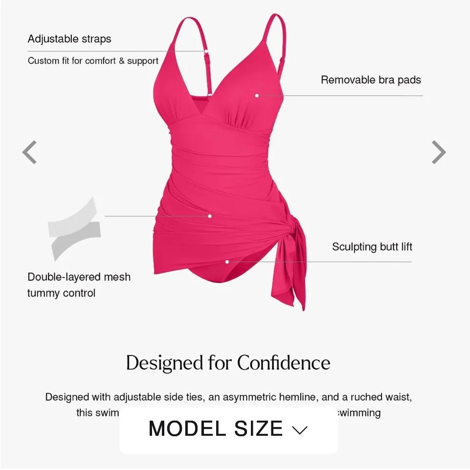 Popilush
Shapewear Ruched
Convertible One - Image 2