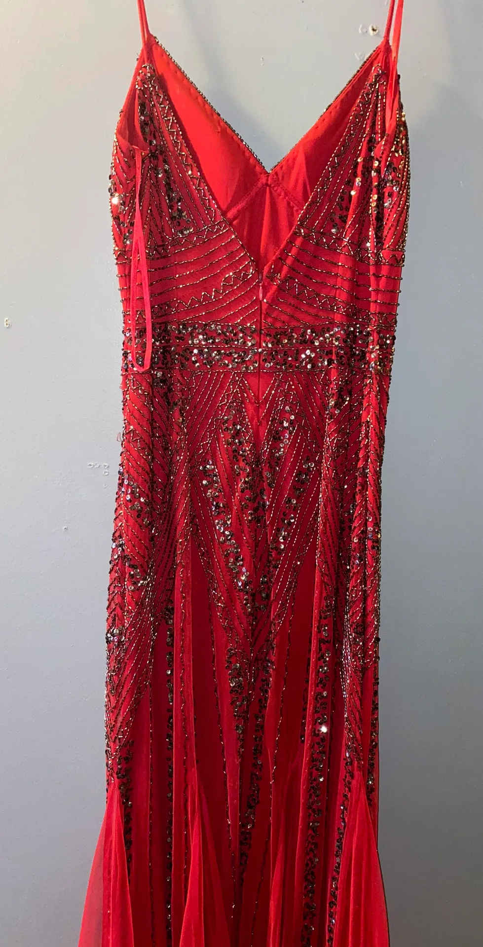 Marina De Buchi Red Dress - Image 3